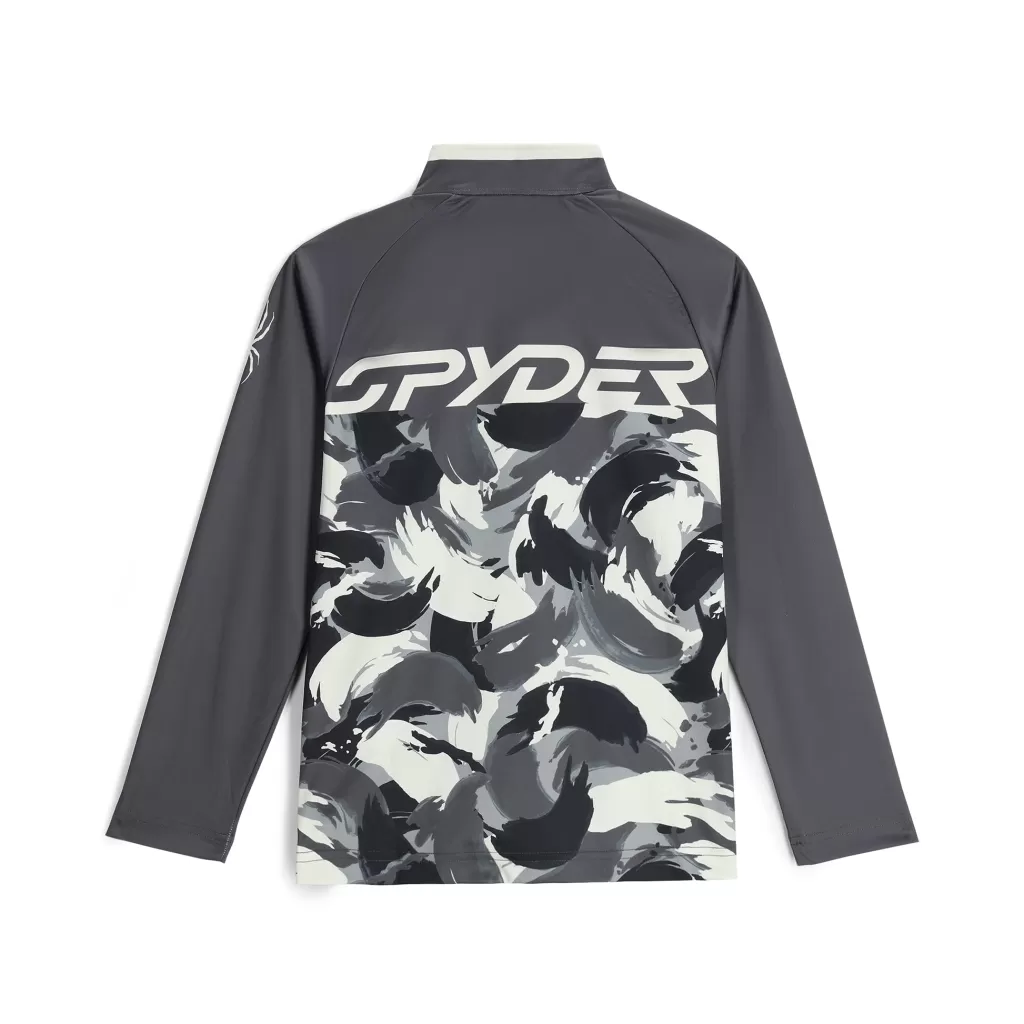 Kids Spyder Boys Camo Half Zip -