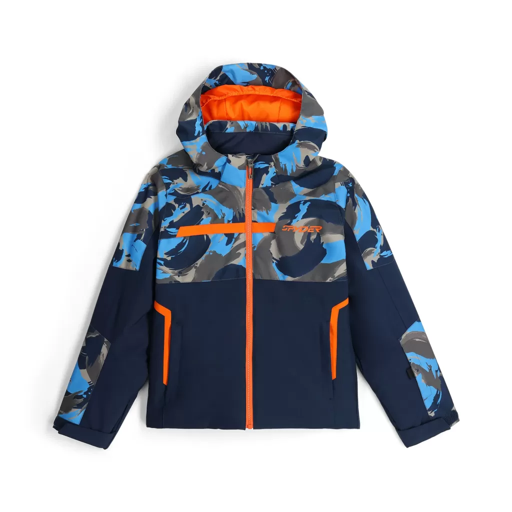 Kids Spyder Boys Challenger - Camouflage Aether Blue