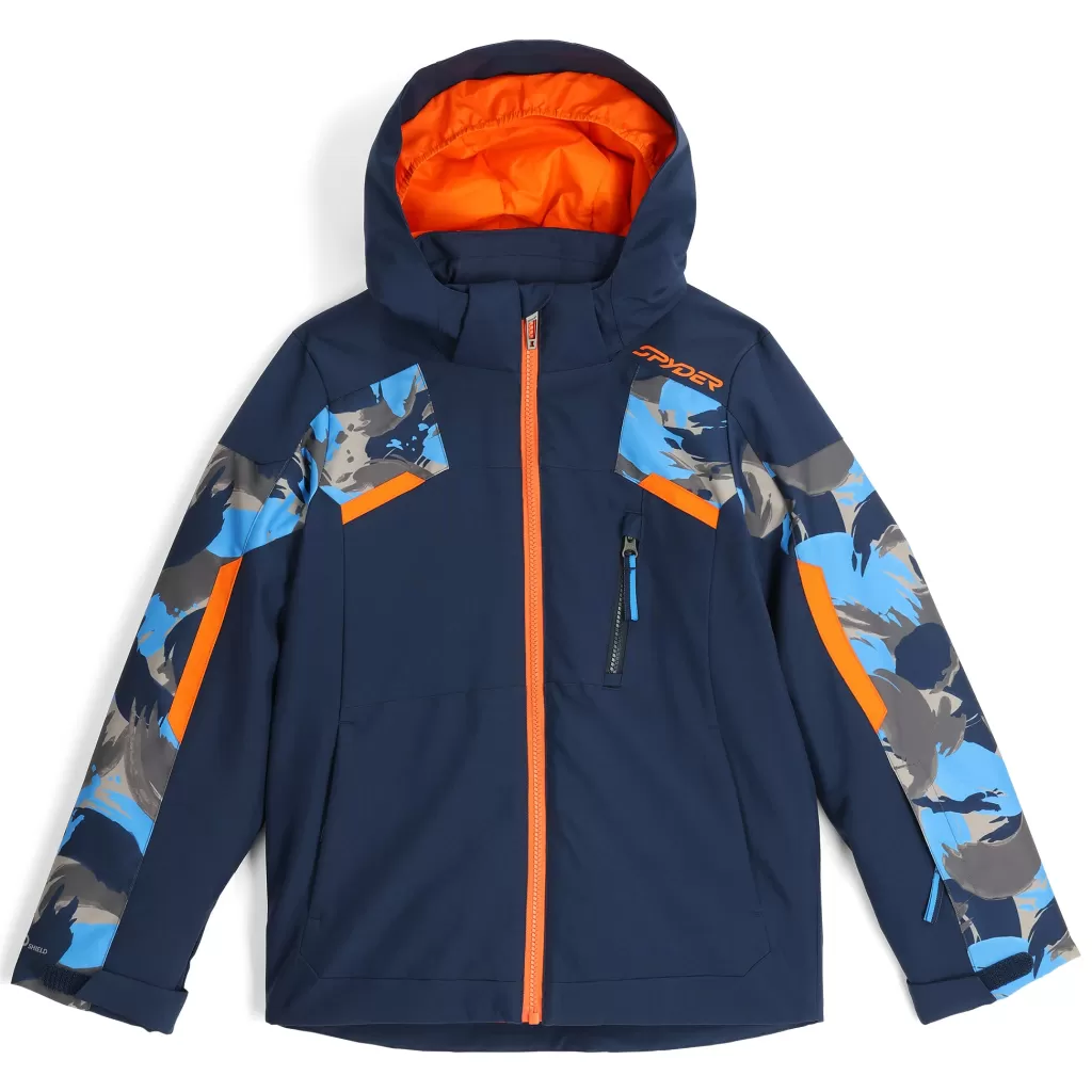 Kids Spyder Boys Leader - Camouflage Aether Blue