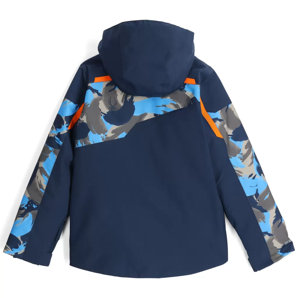 Kids Spyder Boys Leader - Camouflage Aether Blue