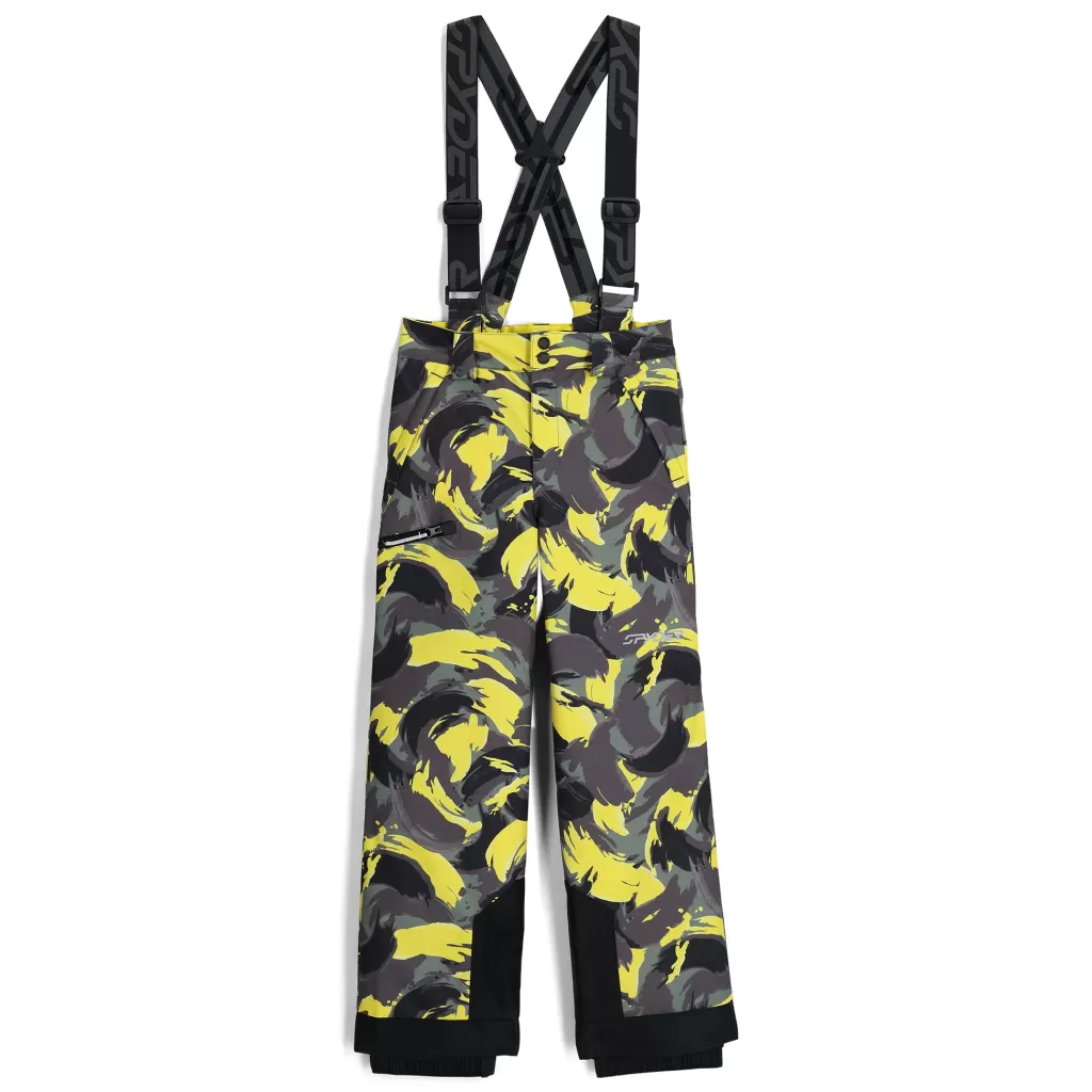 Kids Spyder Boys Propulsion - Camouflage Acid Yellow