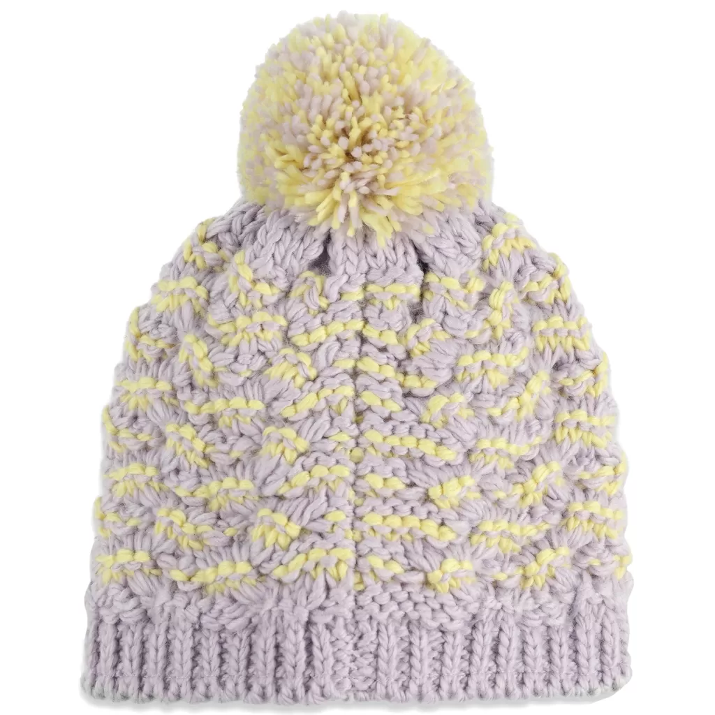 Kids Spyder Girls Brrr Berry Pom - Violet Dust