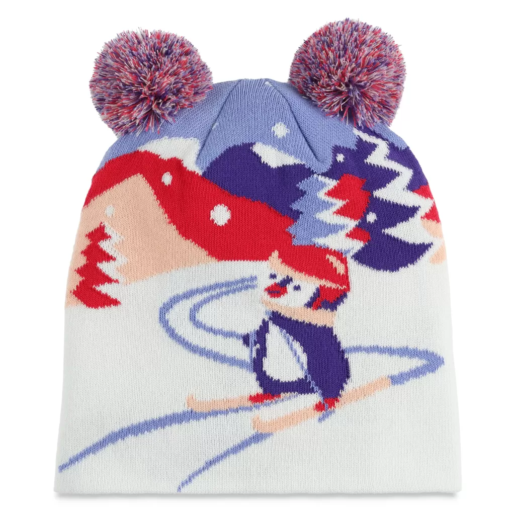 Kids Spyder Girls Penguin Double Pom -