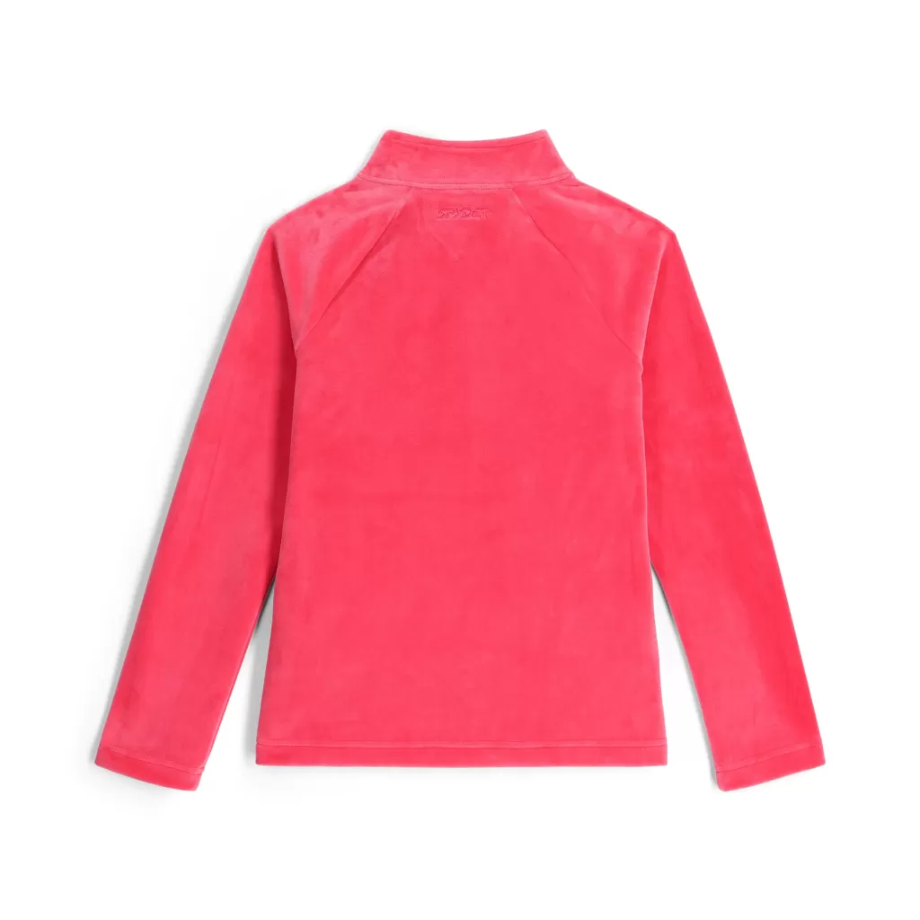 Kids Spyder Girls Shimmer Bug Half Zip - Prism Pink