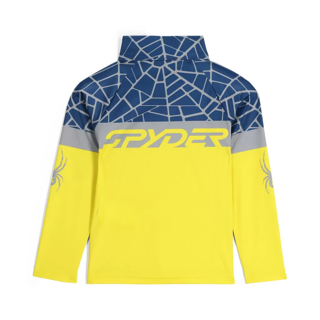 Kids Spyder Little Boys Bug Half Zip - Acid Yellow