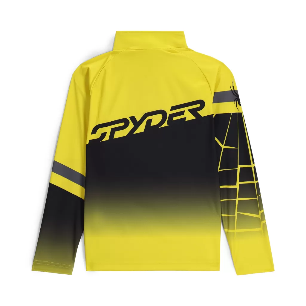 Kids Spyder Little Boys Incline Half Zip - Acid Yellow