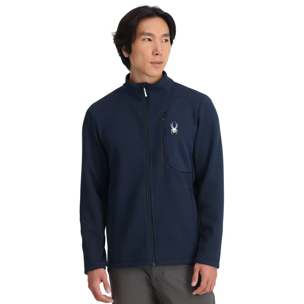 Spyder Mens Bandit Full Zip - True Navy