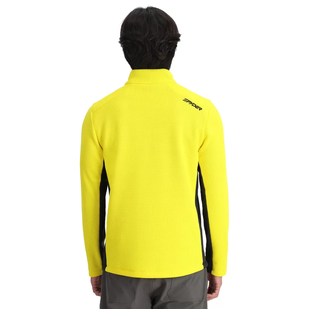 Spyder Mens Bandit Half Zip - Acid Yellow