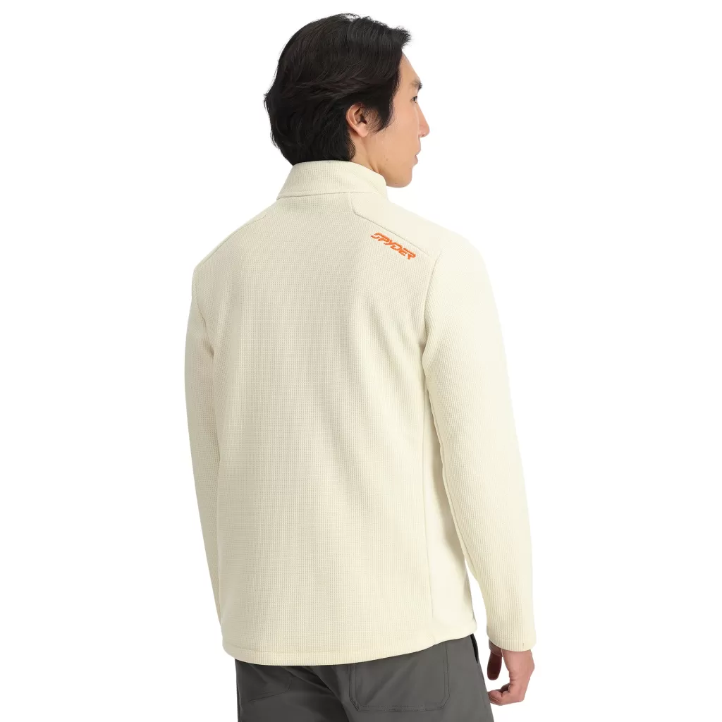 Spyder Mens Bandit Half Zip - Vanilla Latte