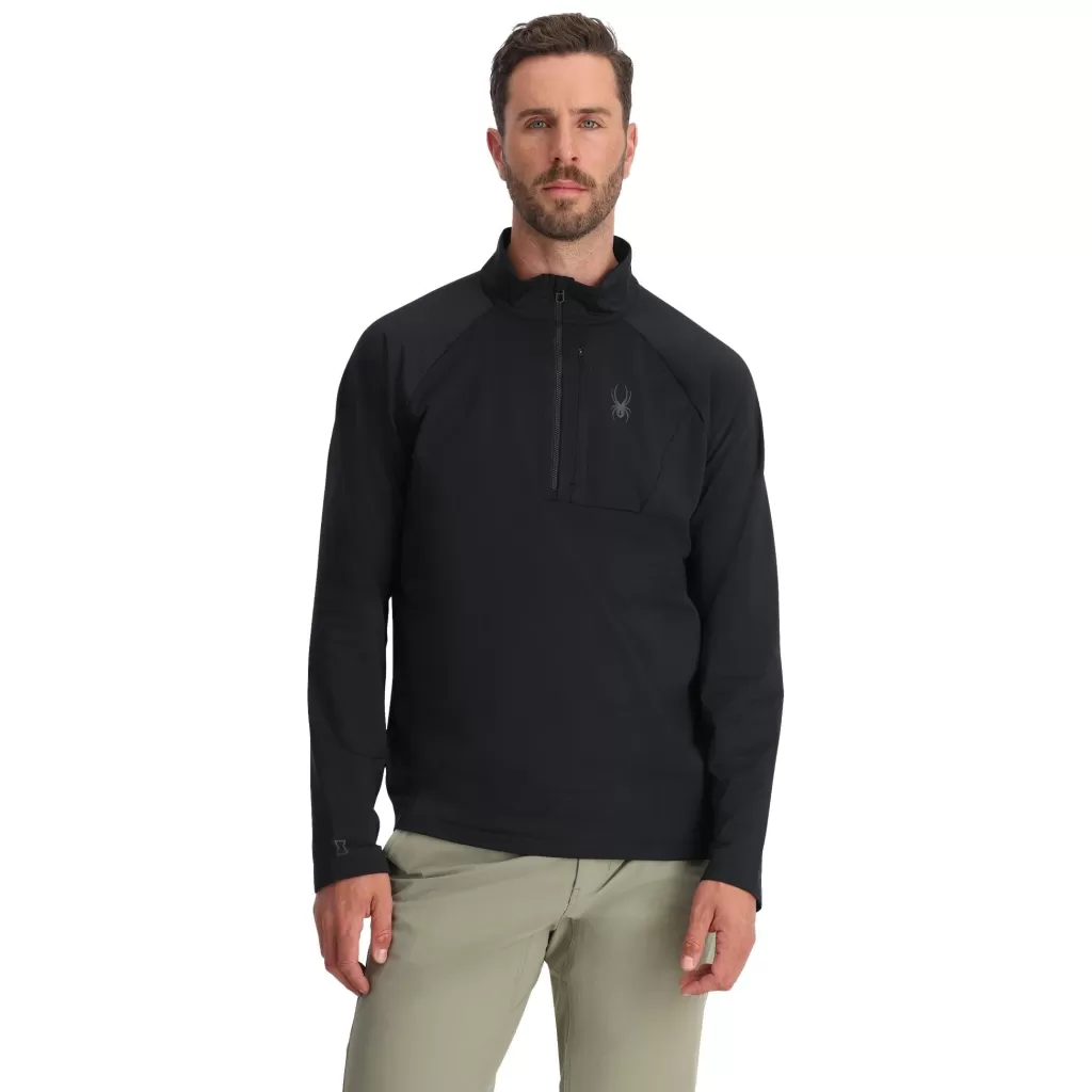 Spyder Mens Gridweb Fleece Half Zip -