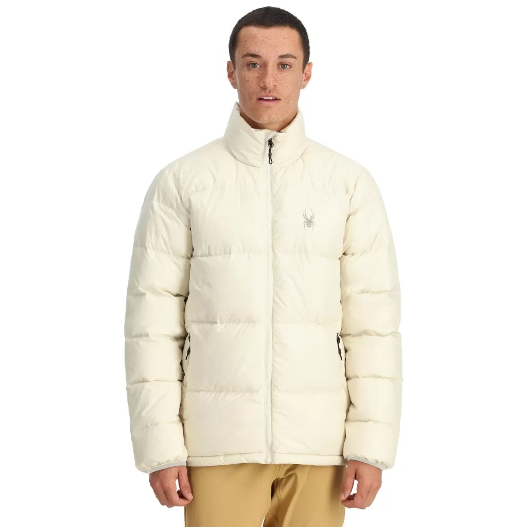 Spyder Mens Windom Down Jacket - Vanilla Latte