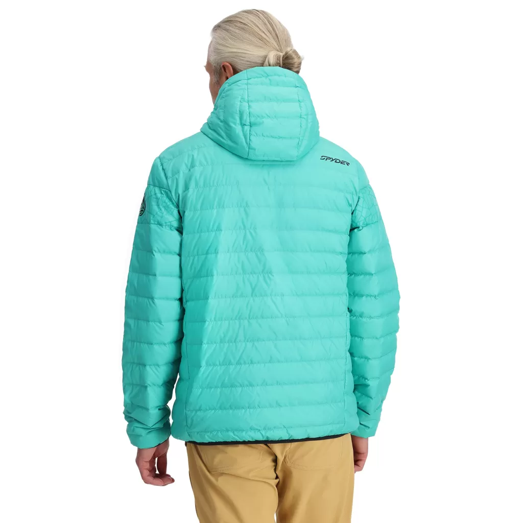 Spyder Mens Zenith Hooded - Teal Green