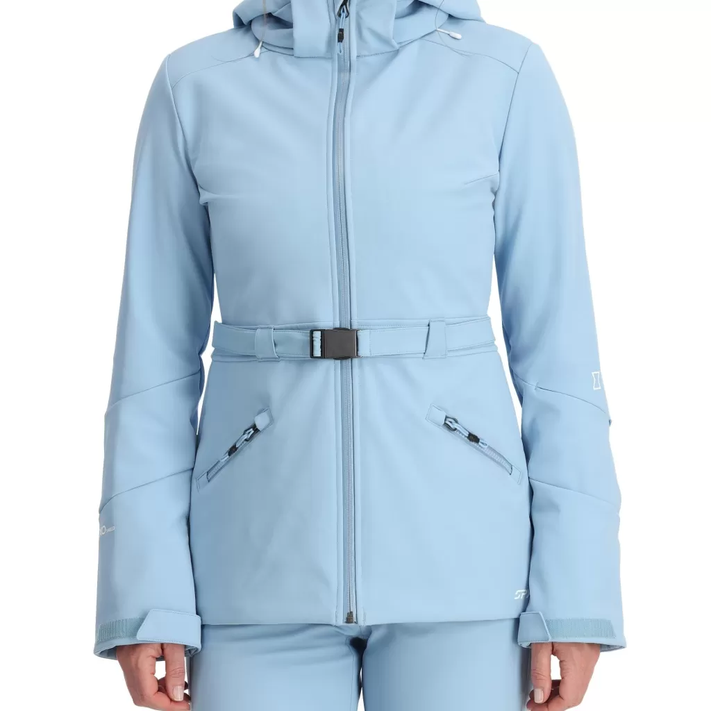 Women Spyder Womens Glacial Softshell - Blue Drift