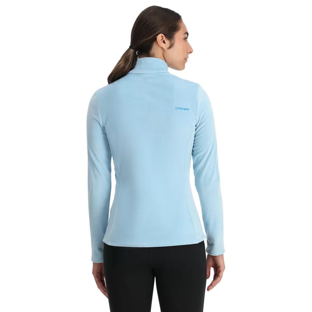 Women Spyder Womens Shimmer Bug Half Zip - Blue Drift