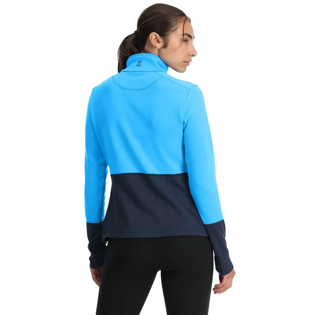 Women Spyder Womens Speed Fleece Half Zip - Aether Blue