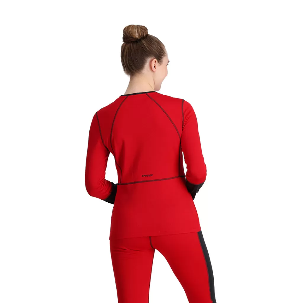 Women Spyder Womens Stretch Charger Crew -