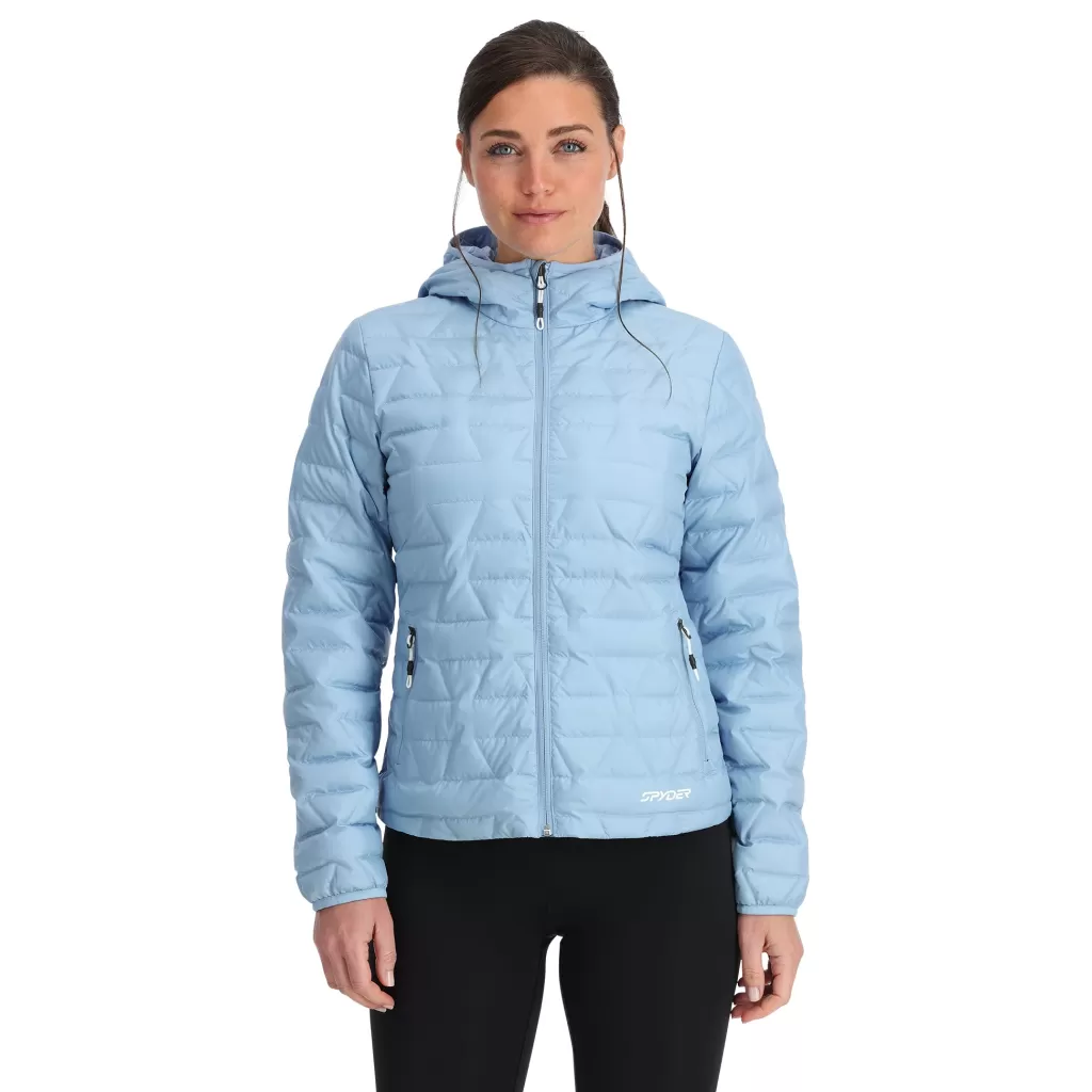 Women Spyder Womens Zenith Hooded - Blue Drift